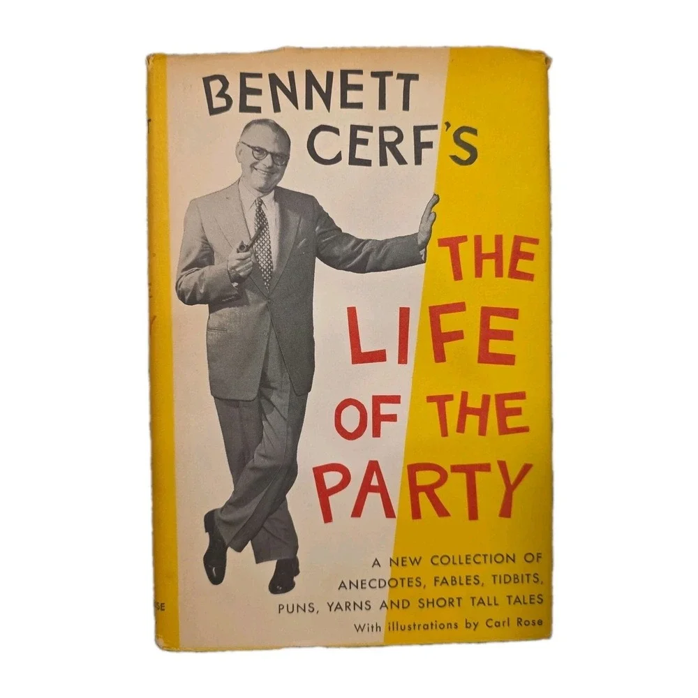 Bennett Cerf's The Life of the Party, 1956 First Edition Hardcover/DJ 1956